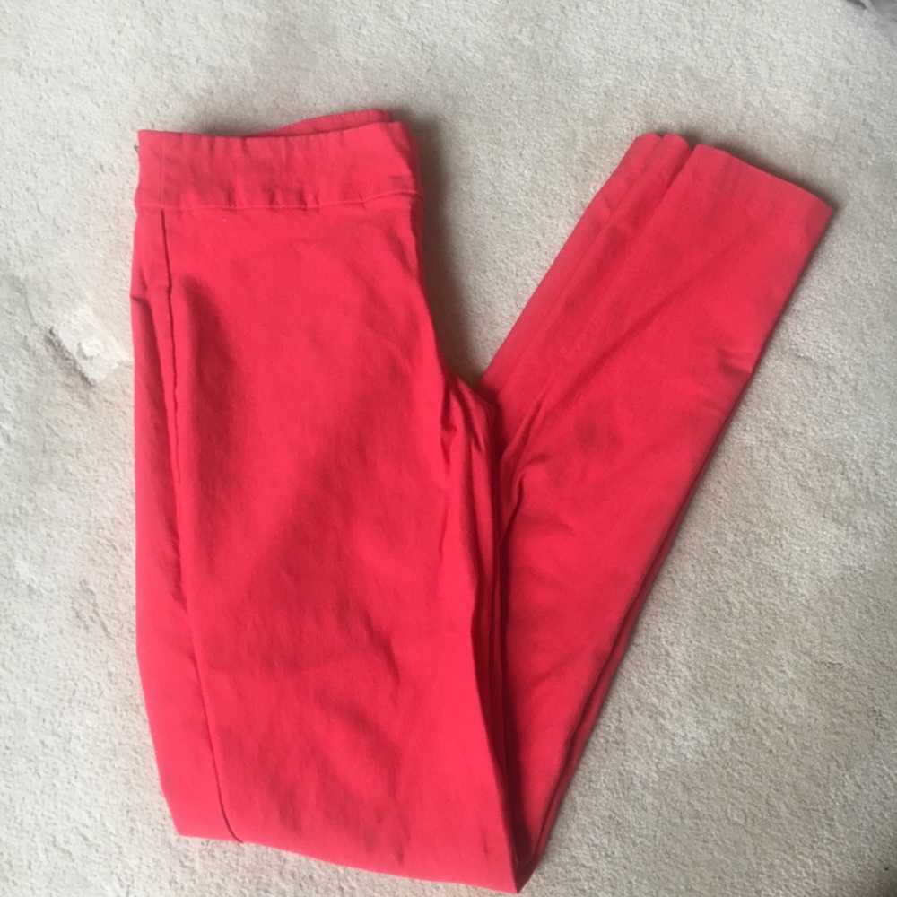 Red work pants